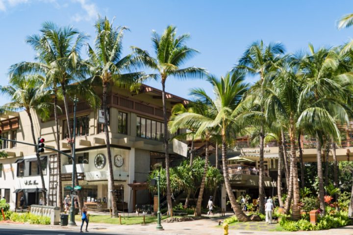 LeaLea Trolley depart from Royal Hawaiian Center at Royal Hawaiian Avenue and return