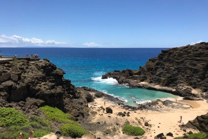 Halona Beach Cove from LeaLea Trolley East Coast Line