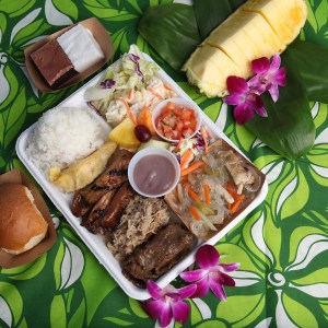 Germaines Luau food